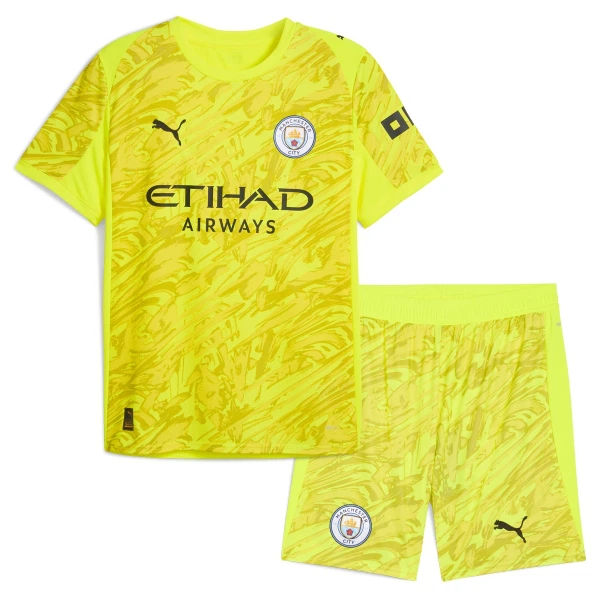 Manchester City Torwart Trikot 25/26 für Kinder Gelb Manchester City Torwart Trikot 25/26 für Kinder Gelb
