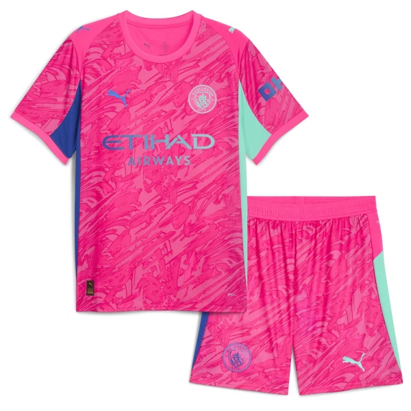 Manchester City Torwart Trikot 25/26 für Kinder Rosa Manchester City Torwart Trikot 25/26 für Kinder Rosa
