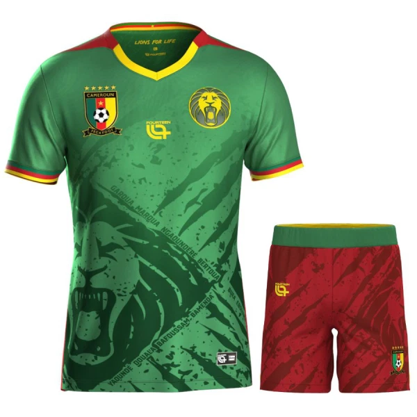 Kamerun Heimtrikot 2025 für Kinder Kamerun Heimtrikot 2025 für Kinder