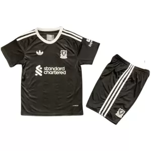 Liverpool Torwart Trikot 25/26 für Kinder Schwarz Liverpool Torwart Trikot 25/26 für Kinder Schwarz