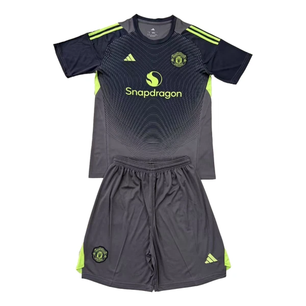 Manchester United Torwart Trikot 25/26 für Kinder Schwarz Manchester United Torwart Trikot 25/26 für Kinder Schwarz
