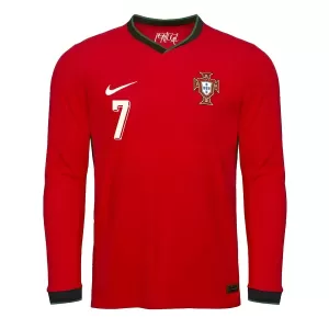 Portugal Cristiano Ronaldo 7 Heimtrikot 2025 Langarm für Herren