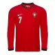 Portugal Cristiano Ronaldo 7 Heimtrikot 2025 Langarm für Herren