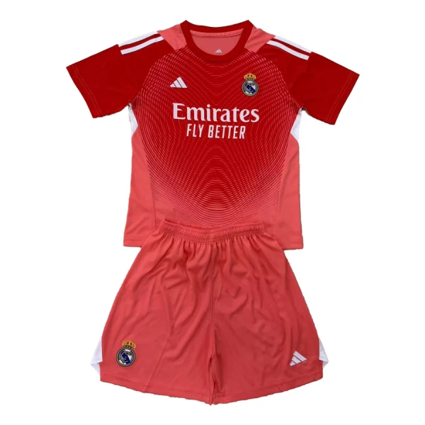 Real Madrid Torwart Trikot 25/26 für Kinder Rot