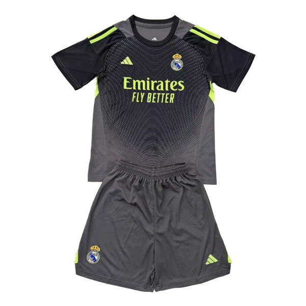 Real Madrid Torwart Trikot 25/26 für Kinder Schwarz Real Madrid Torwart Trikot 25/26 für Kinder Schwarz