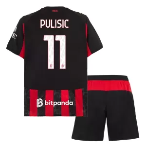 AC Milan Christian Pulišić 11 Heimtrikot 25/26 für Kinder AC Milan Christian Pulišić 11 Heimtrikot 25/26 für Kinder
