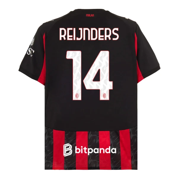 AC Milan Reijnders 14 Heimtrikot 25/26 für Herren AC Milan Reijnders 14 Heimtrikot 25/26 für Herren
