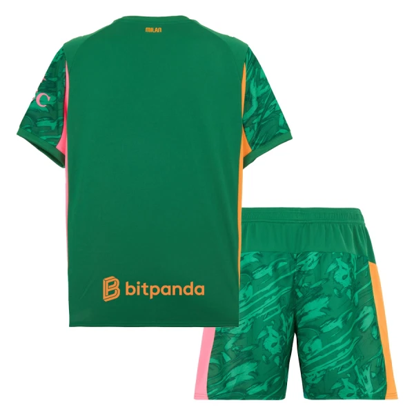 AC Milan Torwart Trikot 25/26 für Kinder Grün
