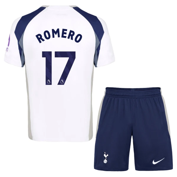 Tottenham Hotspur Cristian Romero 17 Heimtrikot 25/26 für Kinder Tottenham Hotspur Cristian Romero 17 Heimtrikot 25/26 für Kinder