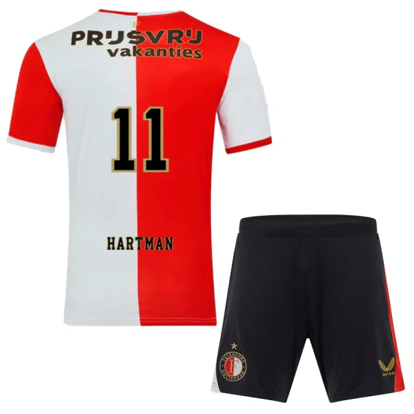 Feyenoord Rotterdam Hartman 11 Heimtrikot 25/26 für Kinder Feyenoord Rotterdam Hartman 11 Heimtrikot 25/26 für Kinder