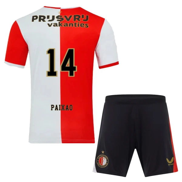 Feyenoord Rotterdam Paixao 14 Heimtrikot 25/26 für Kinder Feyenoord Rotterdam Paixao 14 Heimtrikot 25/26 für Kinder