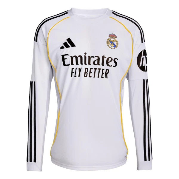 Real Madrid Heimtrikot 25/26 Langarm für Herren Real Madrid Heimtrikot 25/26 Langarm für Herren