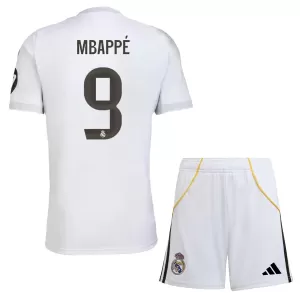 Real Madrid Kylian Mbappé 9 Heimtrikot 25/26 für Kinder Real Madrid Kylian Mbappé 9 Heimtrikot 25/26 für Kinder