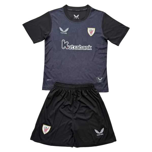 Athletic Bilbao Torwart Trikot 25/26 für Kinder Schwarz Athletic Bilbao Torwart Trikot 25/26 für Kinder Schwarz