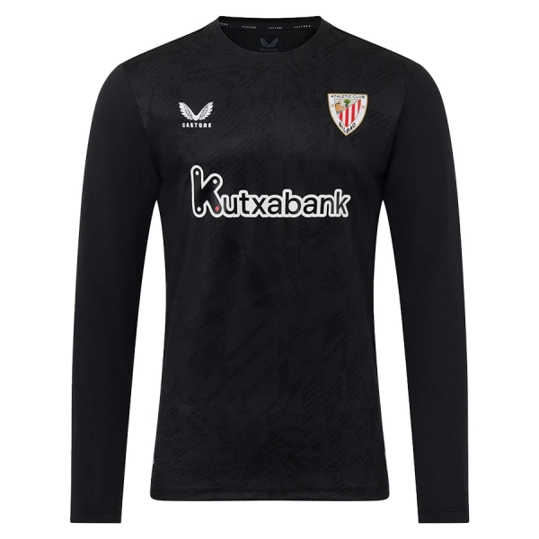 Athletic Bilbao Torwart Trikot 25/26 Langarm für Herren Schwarz Athletic Bilbao Torwart Trikot 25/26 Langarm für Herren Schwarz