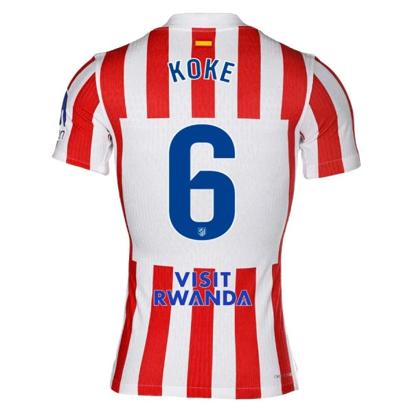 Atlético Madrid Koke 6 Heimtrikot 25/26 für Herren Atlético Madrid Koke 6 Heimtrikot 25/26 für Herren