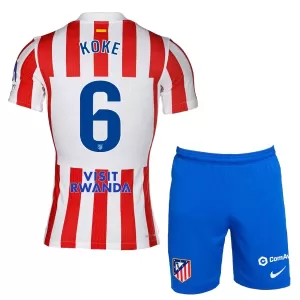 Atlético Madrid Koke 6 Heimtrikot 25/26 für Kinder