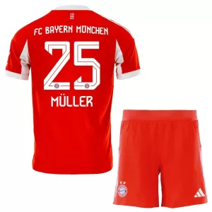 FC Bayern München Thomas Müller 25 Heimtrikot 25/26 für Kinder FC Bayern München Thomas Müller 25 Heimtrikot 25/26 für Kinder