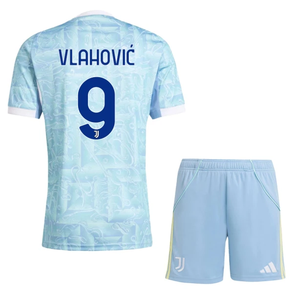Juventus Dušan Vlahovic 9 Auswärtstrikot 25/26 für Kinder Juventus Dušan Vlahovic 9 Auswärtstrikot 25/26 für Kinder