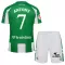 Real Betis Antony Santos 7 Heimtrikot 25/26 für Kinder