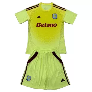 Aston Villa Torwart Trikot 25/26 für Kinder Gelb