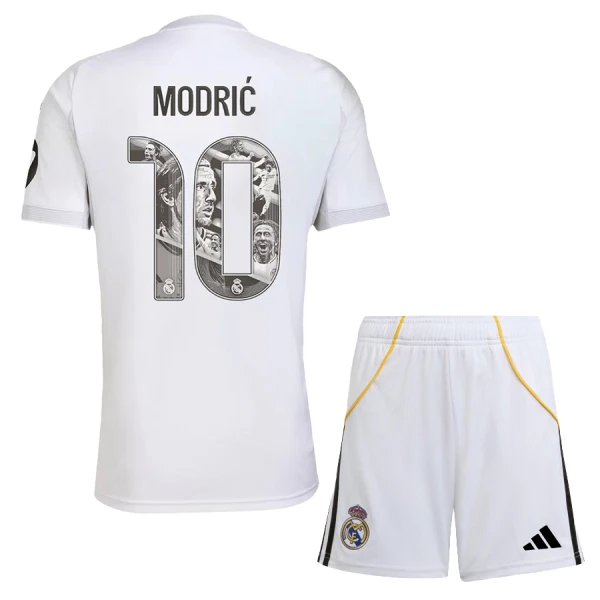 Real Madrid Luka Modric 10 Heimtrikot 25/26 für Kinder (Speziell)