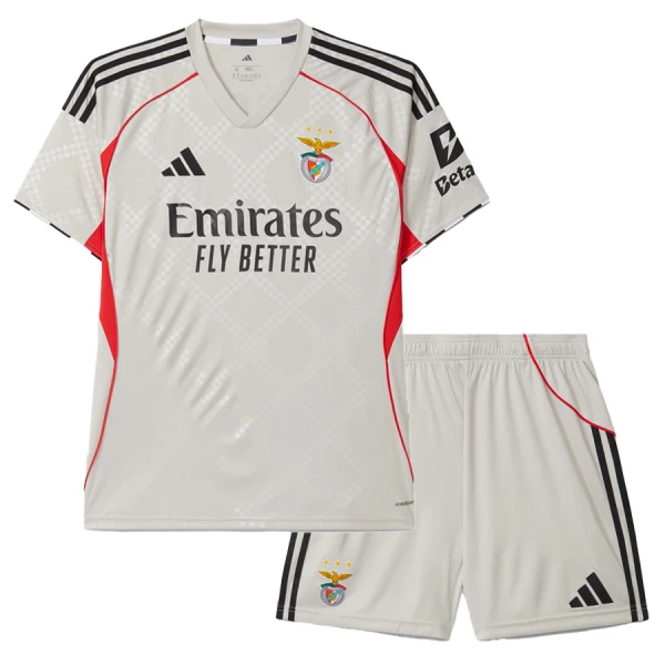 SL Benfica Auswärtstrikot 25/26 für Kinder