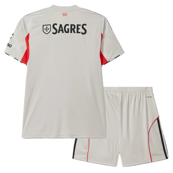 SL Benfica Auswärtstrikot 25/26 für Kinder