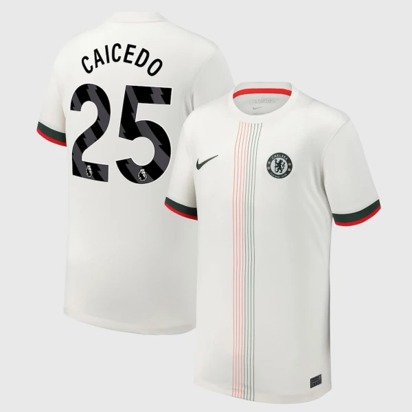 Chelsea Moisés Caicedo 25 Auswärtstrikot 25/26 für Herren Chelsea Moisés Caicedo 25 Auswärtstrikot 25/26 für Herren