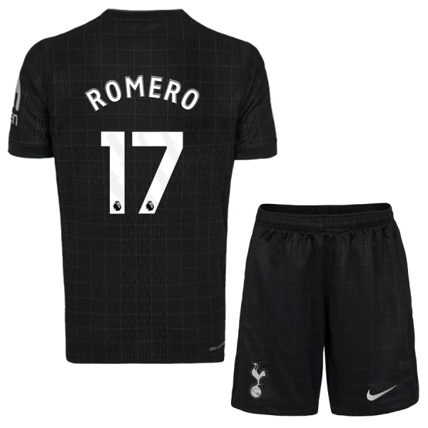 Tottenham Hotspur Cristian Romero 17 Auswärtstrikot 25/26 für Kinder