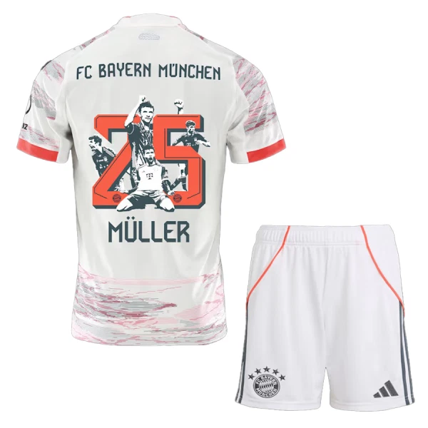FC Bayern München Thomas Müller 25 Auswärtstrikot 25/26 für Kinder (Speziell)