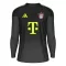 FC Bayern München Torwart Trikot 25/26 Langarm für Herren Schwarz