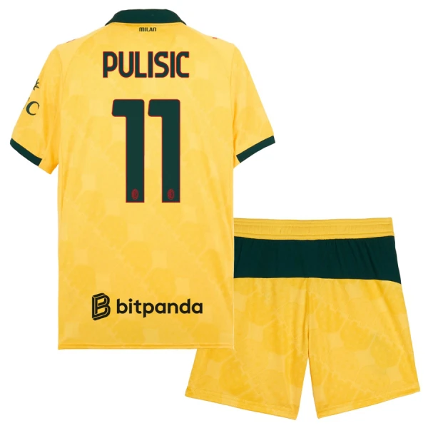 AC Milan Christian Pulišić 11 Ausweichtrikot 25/26 für Kinder AC Milan Christian Pulišić 11 Ausweichtrikot 25/26 für Kinder