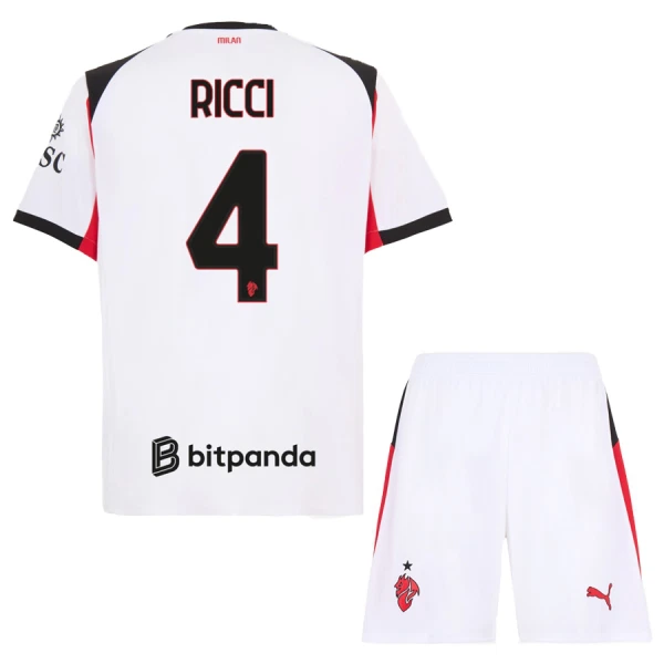AC Milan Ricci 4 Auswärtstrikot 25/26 für Kinder