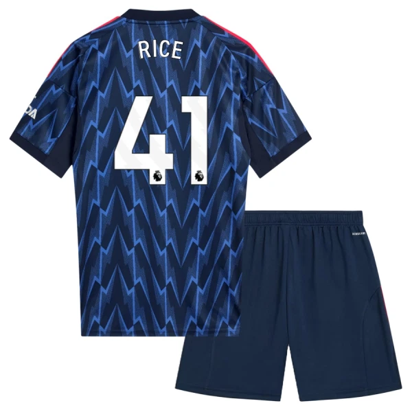 Arsenal Declan Rice 41 Auswärtstrikot 25/26 für Kinder Arsenal Declan Rice 41 Auswärtstrikot 25/26 für Kinder