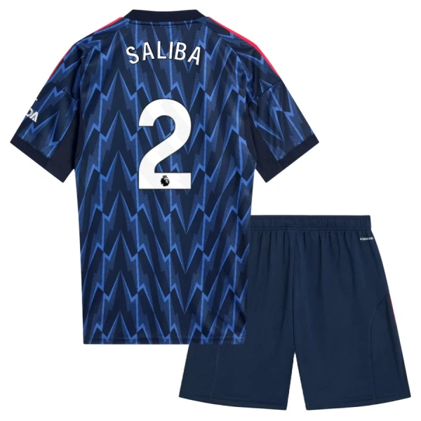 Arsenal Saliba 2 Auswärtstrikot 25/26 für Kinder Arsenal Saliba 2 Auswärtstrikot 25/26 für Kinder