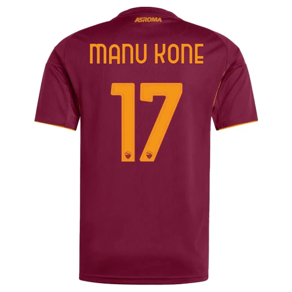 AS Roma Manu Kone 17 Heimtrikot 25/26 für Herren AS Roma Manu Kone 17 Heimtrikot 25/26 für Herren