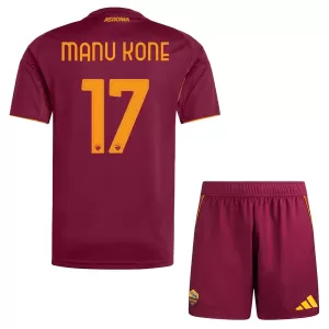 AS Roma Manu Kone 17 Heimtrikot 25/26 für Kinder AS Roma Manu Kone 17 Heimtrikot 25/26 für Kinder
