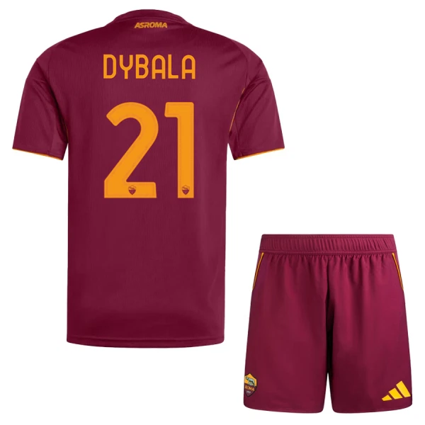 AS Roma Paulo Dybala 21 Heimtrikot 25/26 für Kinder AS Roma Paulo Dybala 21 Heimtrikot 25/26 für Kinder