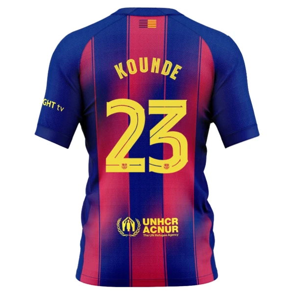 FC Barcelona Kounde 23 Heimtrikot 25/26 für Herren FC Barcelona Kounde 23 Heimtrikot 25/26 für Herren