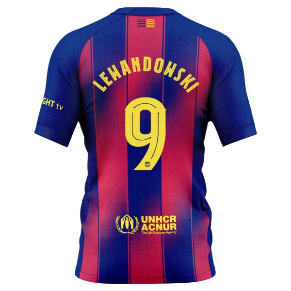FC Barcelona Robert Lewandowski 9 Heimtrikot 25/26 für Herren FC Barcelona Robert Lewandowski 9 Heimtrikot 25/26 für Herren