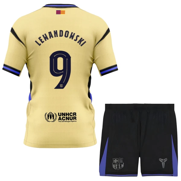 FC Barcelona x Kobe Bryant Robert Lewandowski 9 Auswärtstrikot 25/26 für Kinder FC Barcelona x Kobe Bryant Robert Lewandowski 9 Auswärtstrikot 25/26 für Kinder