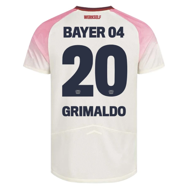Bayer 04 Leverkusen Alejandro Grimaldo 20 Auswärtstrikot 25/26 für Herren Bayer 04 Leverkusen Alejandro Grimaldo 20 Auswärtstrikot 25/26 für Herren