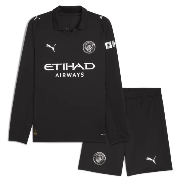 Manchester City Auswärtstrikot 25/26 Langarm für Kinder Manchester City Auswärtstrikot 25/26 Langarm für Kinder