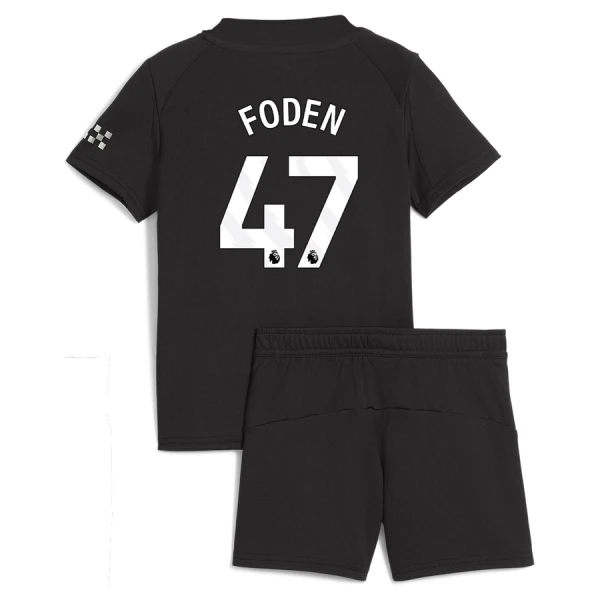Manchester City Phil Foden 47 Auswärtstrikot 25/26 für Kinder Manchester City Phil Foden 47 Auswärtstrikot 25/26 für Kinder