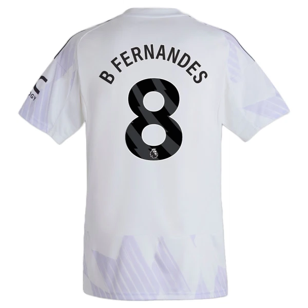 Manchester United Bruno Fernandes 8 Auswärtstrikot 25/26 für Kinder
