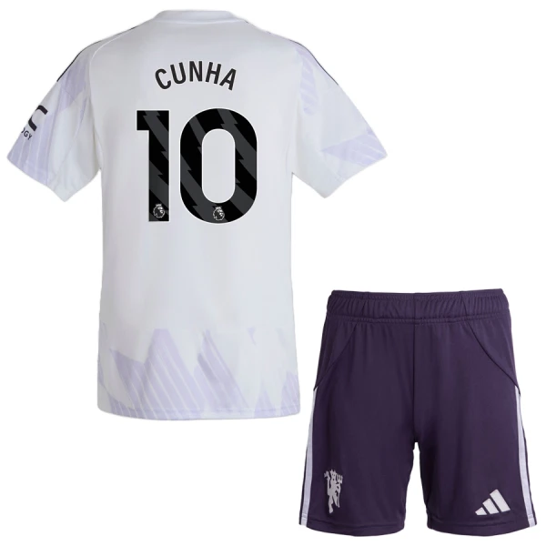 Manchester United Cunha 10 Auswärtstrikot 25/26 für Kinder Manchester United Cunha 10 Auswärtstrikot 25/26 für Kinder