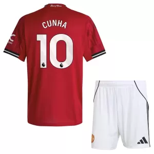 Manchester United Cunha 10 Heimtrikot 25/26 für Kinder Manchester United Cunha 10 Heimtrikot 25/26 für Kinder
