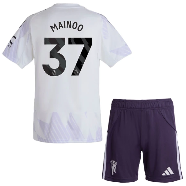 Manchester United Mainoo 37 Auswärtstrikot 25/26 für Kinder Manchester United Mainoo 37 Auswärtstrikot 25/26 für Kinder
