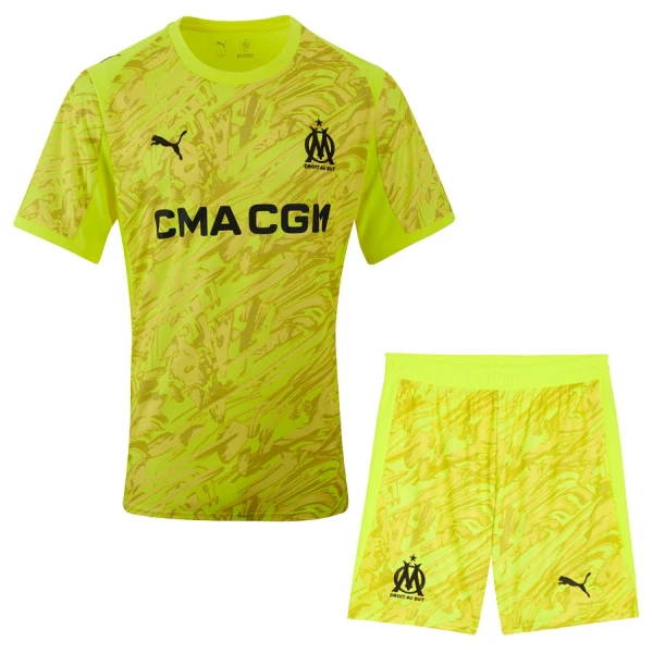 Olympique de Marseille Torwart Trikot 25/26 für Kinder Gelb Olympique de Marseille Torwart Trikot 25/26 für Kinder Gelb